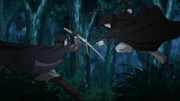 Un clon de Shin enfrentando a .