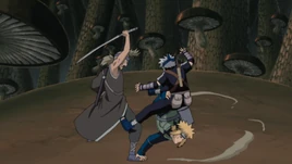 Minato sauvant Kakashi
