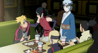 Sarada tries to convince Boruto