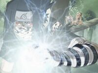 Sasuke chidori vs Gaara