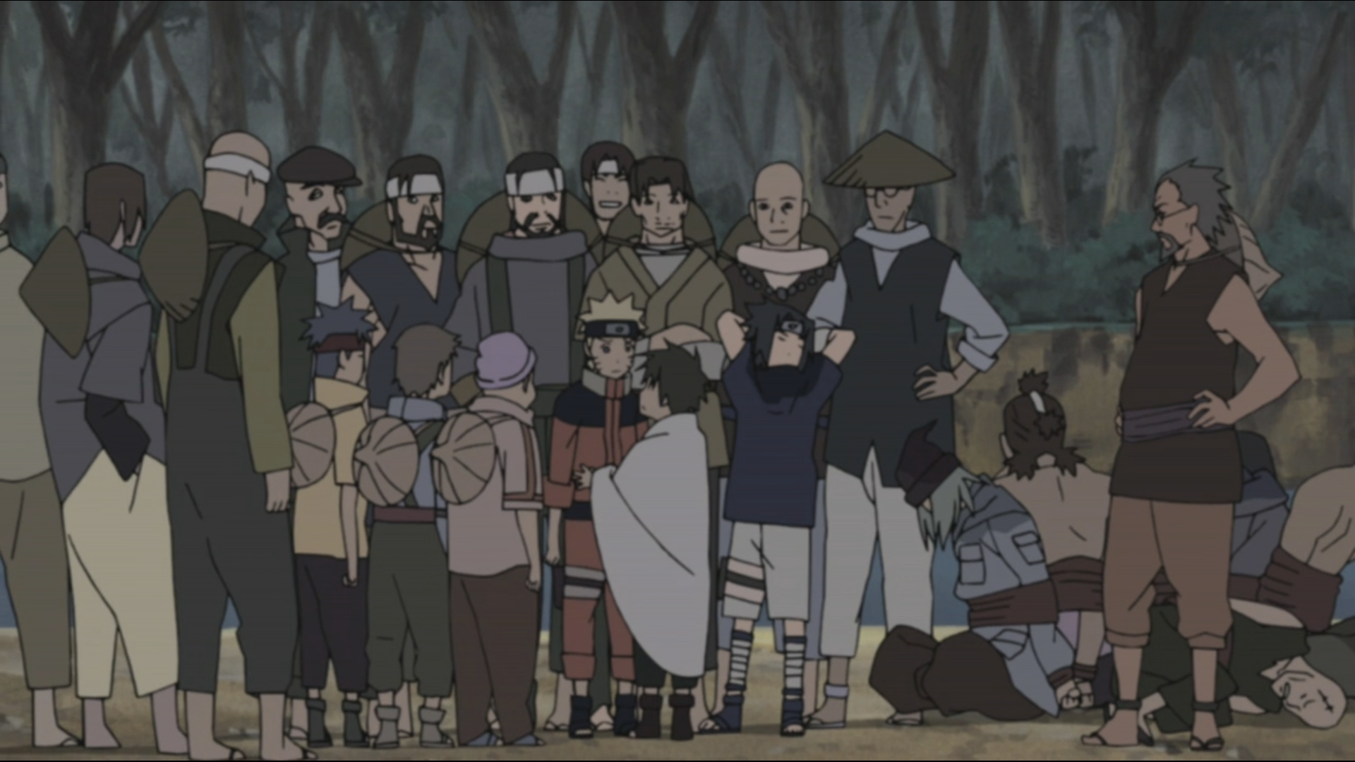 Konoha Sad - Os primeiros amigos do Naruto