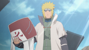 Minato devenant le Quatrième Hokage