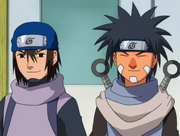 Izumo and Kotetsu disguised as genin.