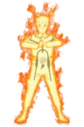 Naruto's Yang Nine-Tails Chakra Mode.