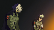 Sakumo and Kakashi speak