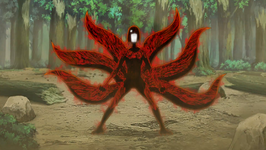 Utakata's six-tailed Version 2 form.