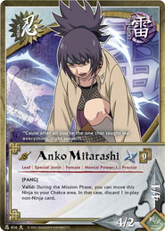 Carta de Anko Mitarashi.