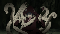 Kabuto with snakes