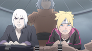 Tosaka Injecting Boruto and Suigetsu