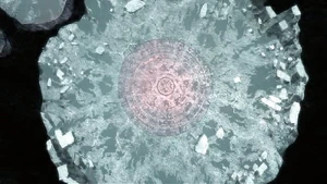 The design of an old style of summoning.