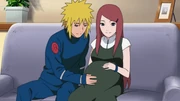 Минато и Кушина ждут ребенка.