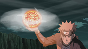 Naruto Creating Lava Rasenshuriken