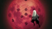 Madara activates the Infinite Tsukuyomi.