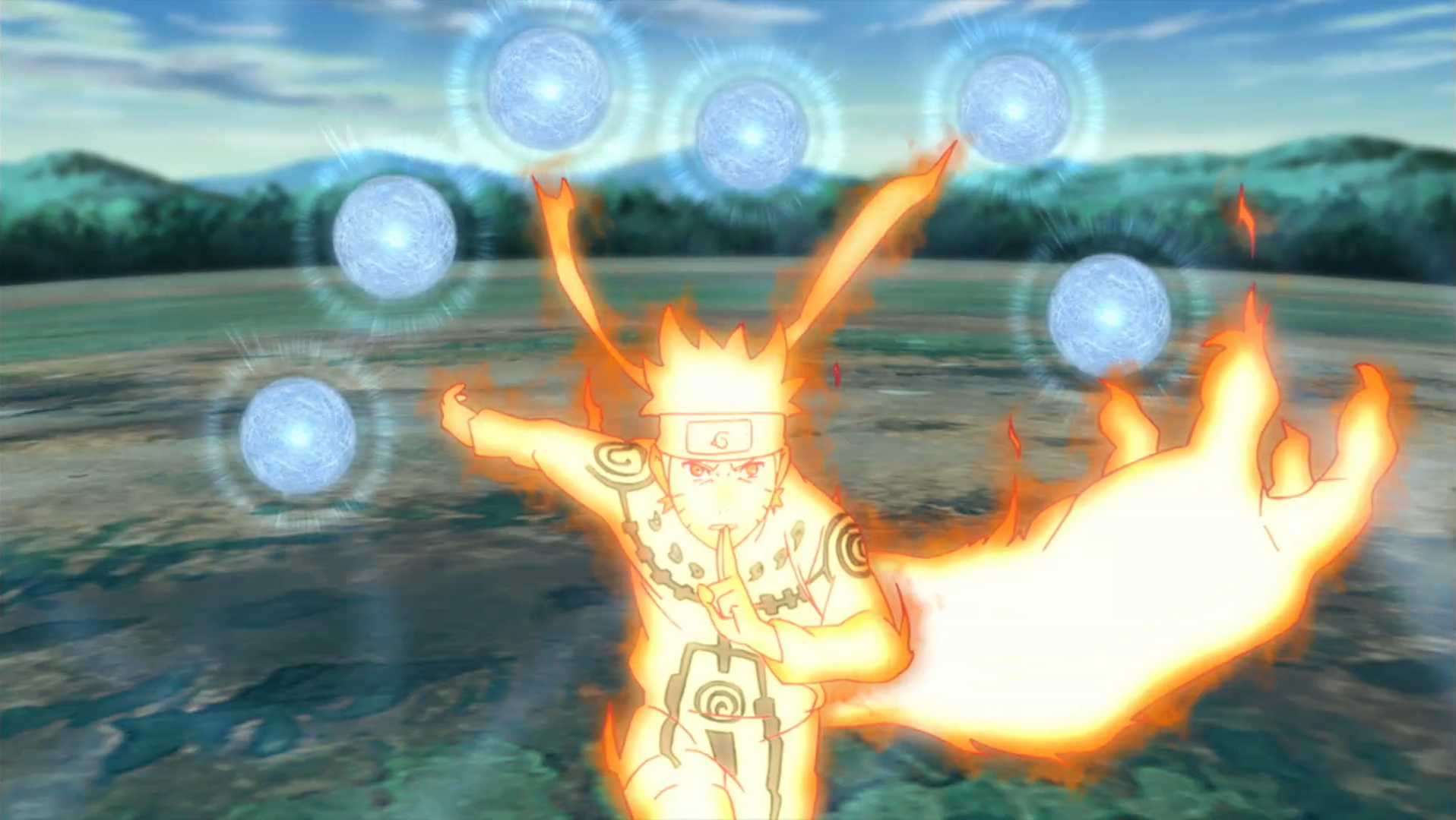 naruto chakra mode rasengan