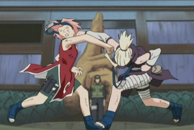 Naruto capitulo 41: ¡Choque de rivales! Las chicas se ponen serias