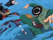 Gai combatte contro Kisame