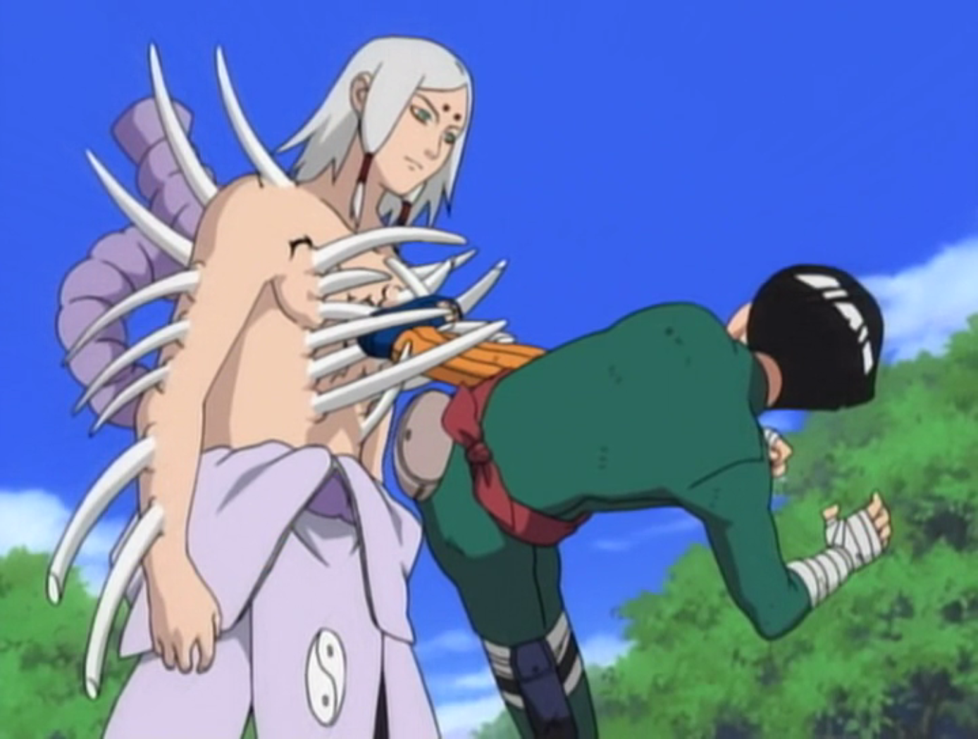 Top 10 naruto fights #anime #weeb #otaku #rocklee #kimimaro #foryoupag