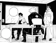 Boruto being interrogated.