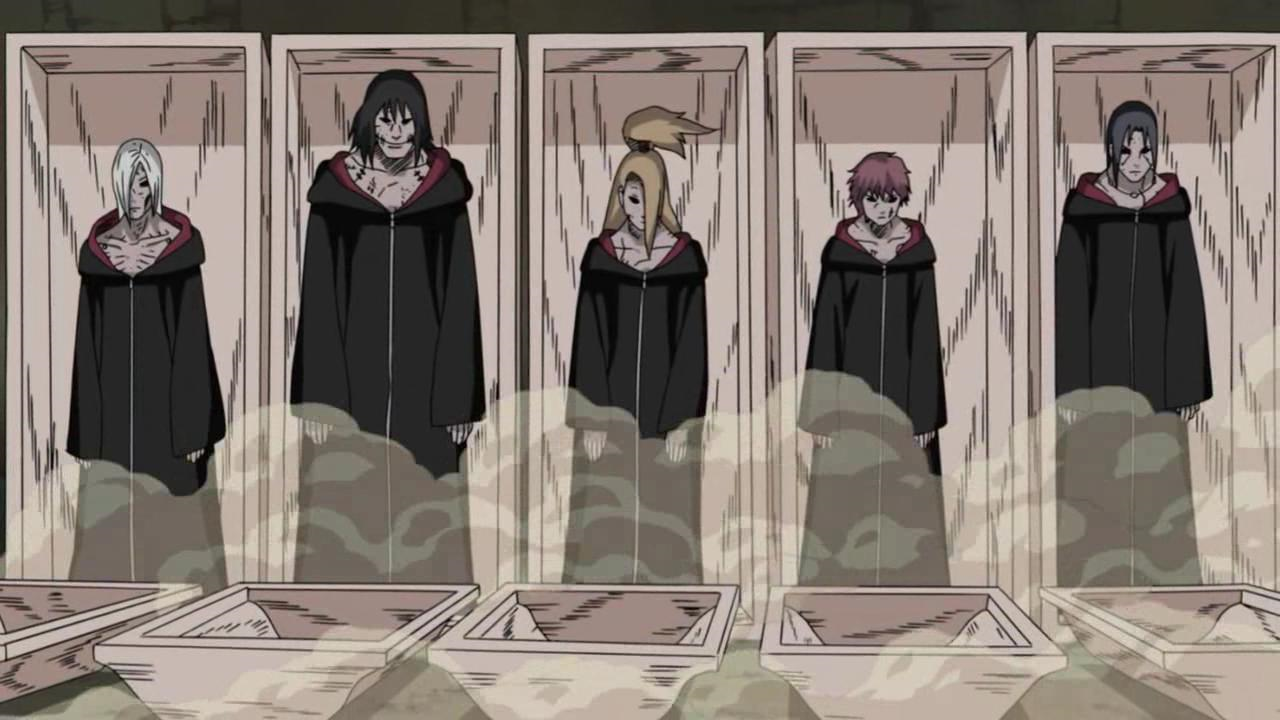 Akatsuki aparece na Aldeia da Folha #naruto #narutouzumaki #narutoclas