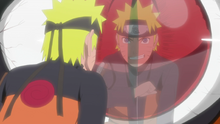 Naruto in Kyubi's eye