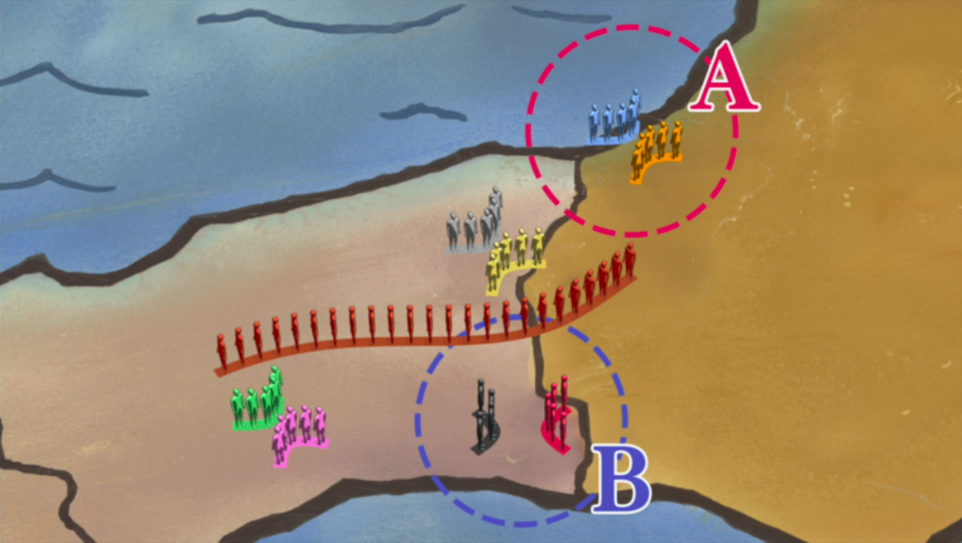 NARUTO SHIPPUDEN, Ninja World Map