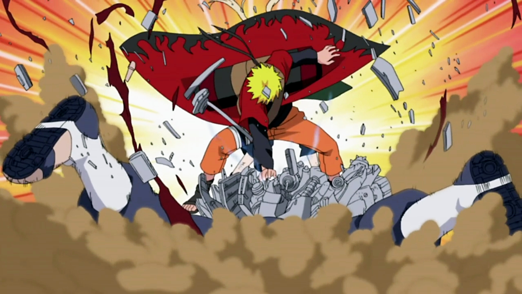 MODO SENNIN, Naruto Vs Pain