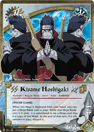 Carta de Kisame Hoshigaki.