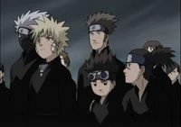 Ирука на похоронах Третьего Хокаге.