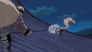 Dosu fights Gaara