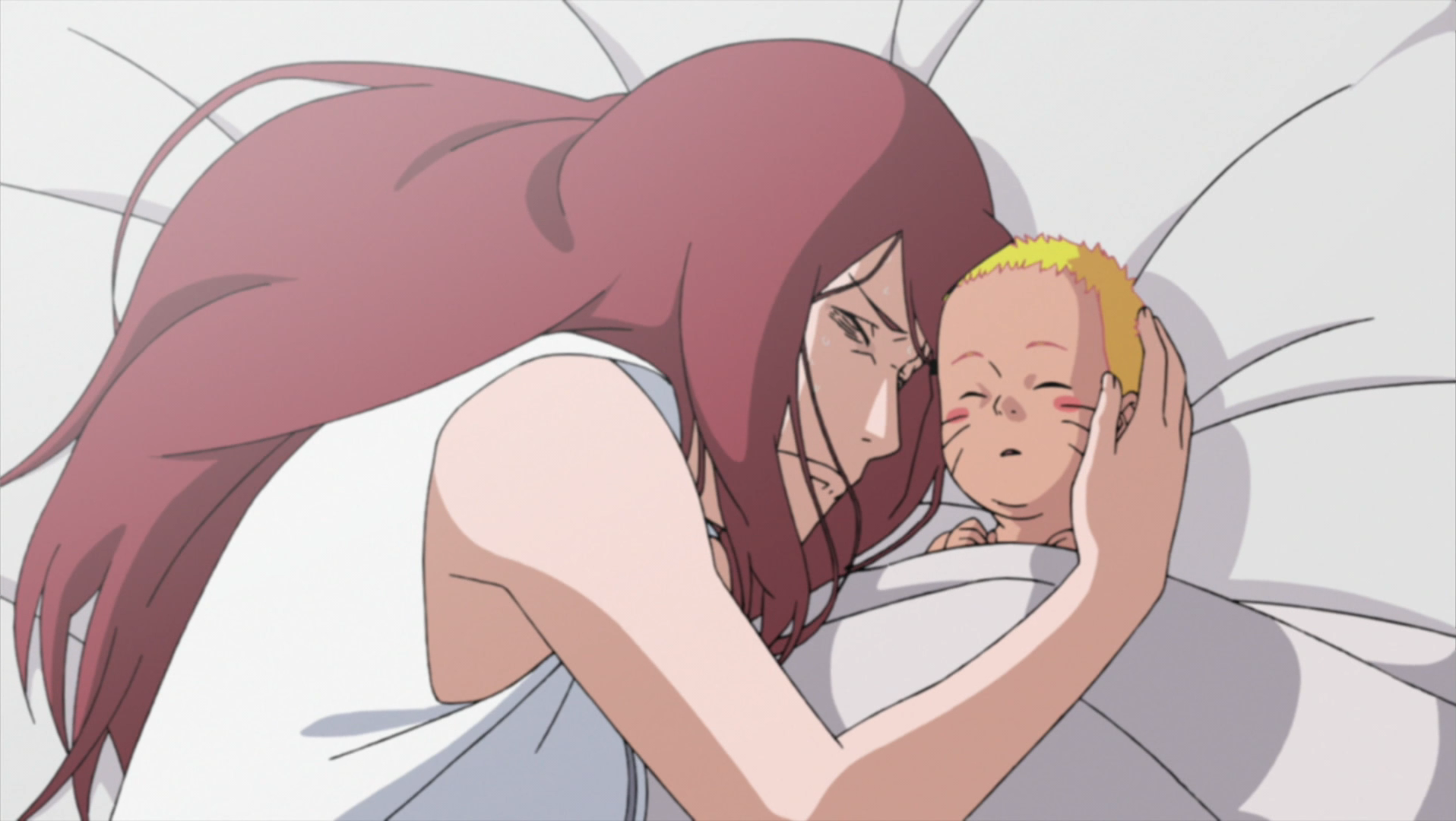 minato and kushina and baby naruto