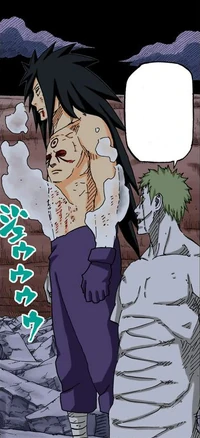 Habilidade de Regeneração (Madara Mangá Colorido)