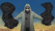 Shino using his bugs