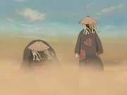 Sasori és Deidara Sunagakure sivatagában