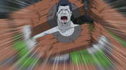 Kisame breaks free