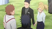 Temari, Shikamaru et Chôji