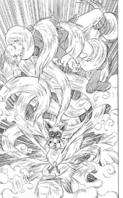 Naruto Capítulo Piloto, Naruto derrotando al Sargento Matsushima