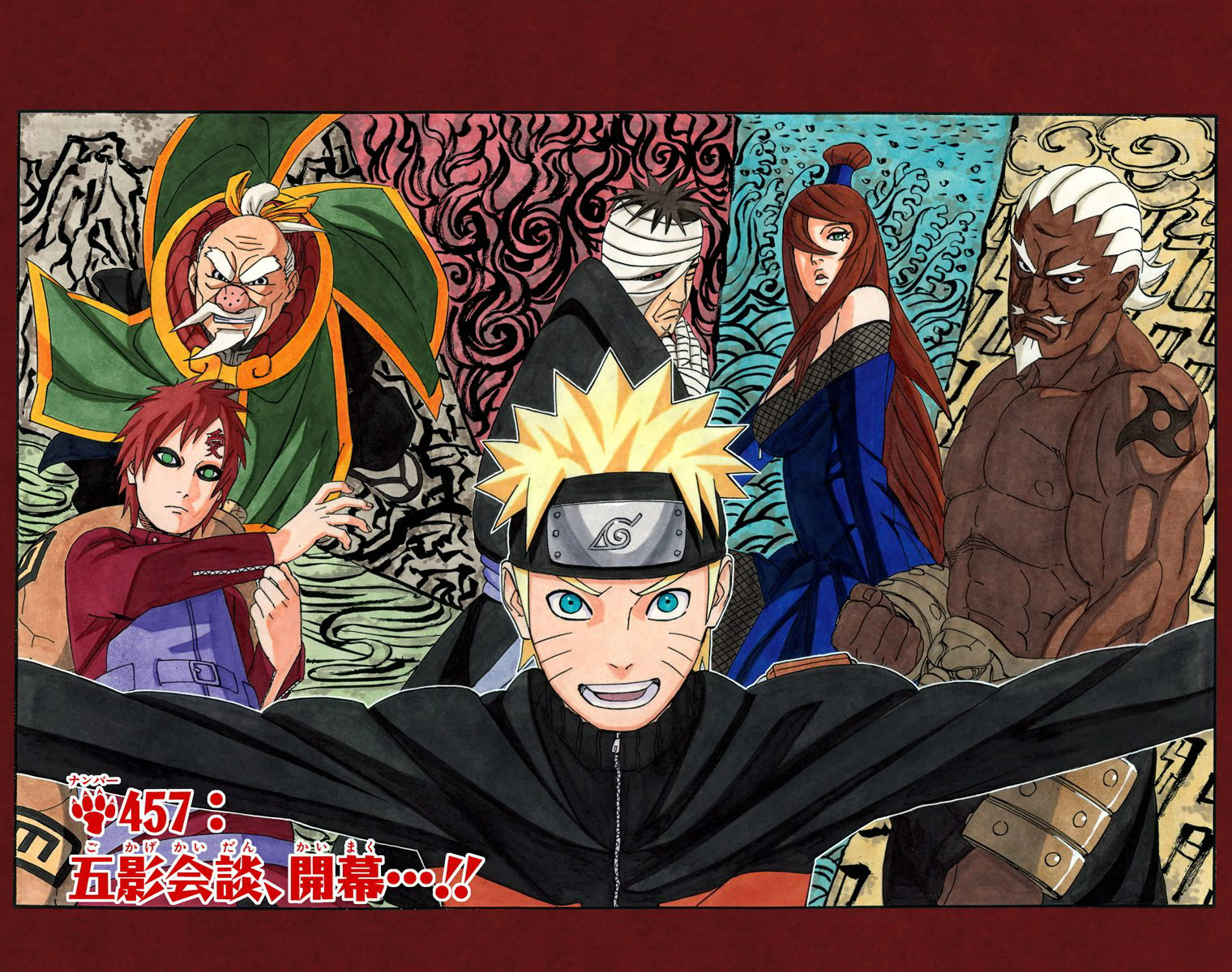 The Five Kage Summit Commences Narutopedia Fandom