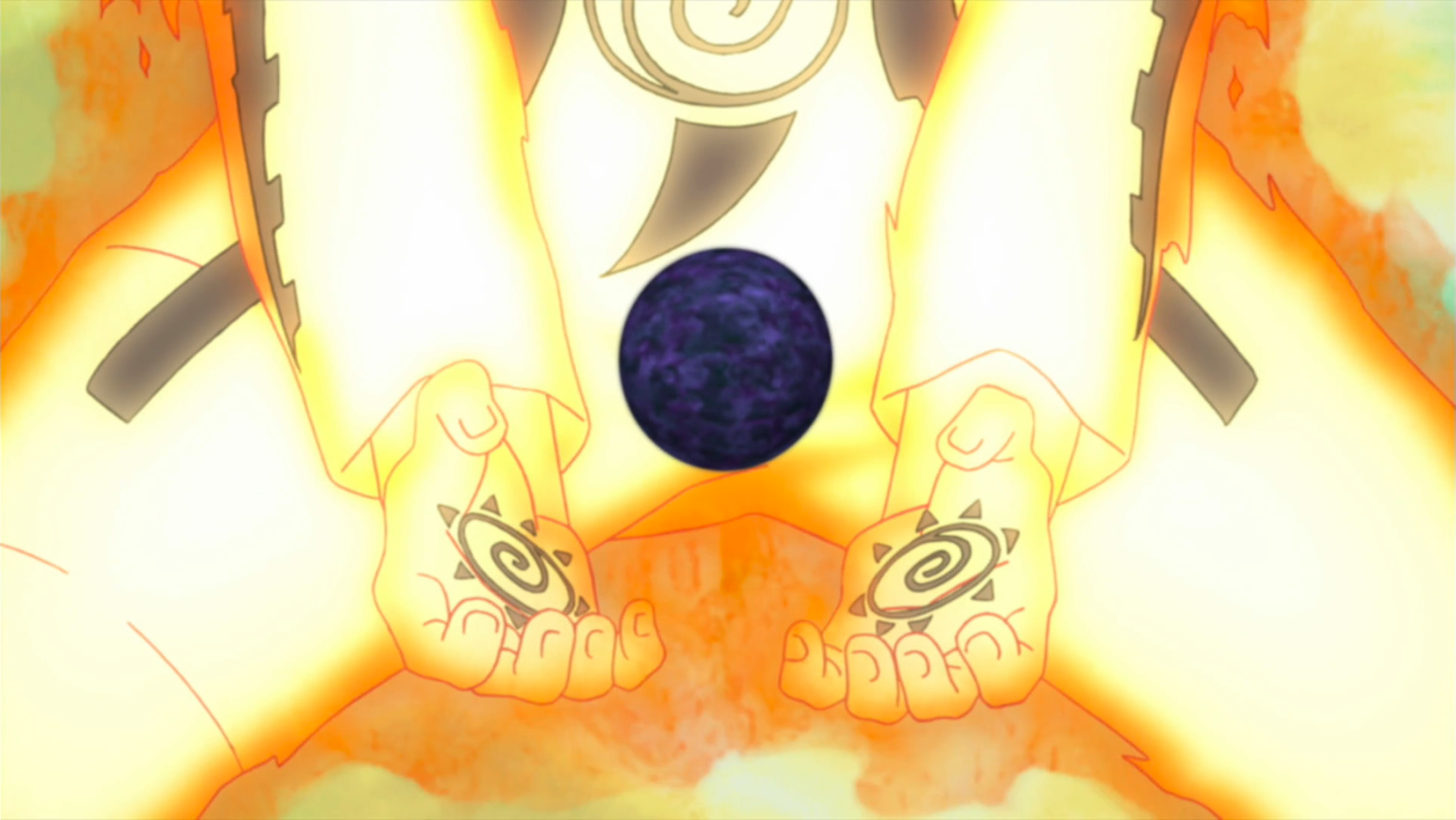 naruto demon form rasengan