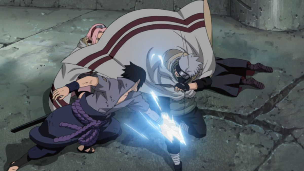 Sasuke Uchiha/Sakura Haruno (NARUTO) VS Dave