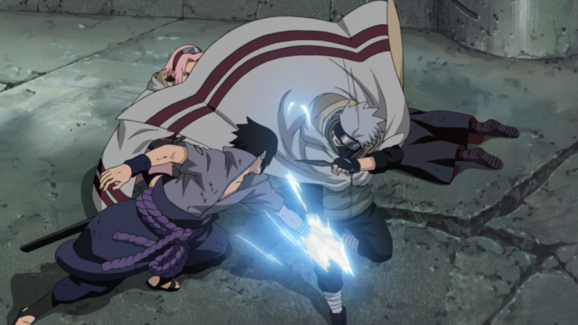 Naruto Shippuden: Kakashi Hatake vs. Obito Uchiha Full Fight (Eng