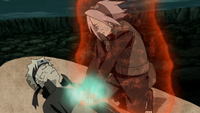 Sakura healing critical Naruto