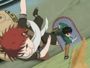 Gaara é atingido por Lee