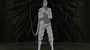 Tobi enquanto anexado ao Clone Vivo de Hashirama e envolvendo Obito.