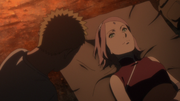 Sakura reassures Naruto