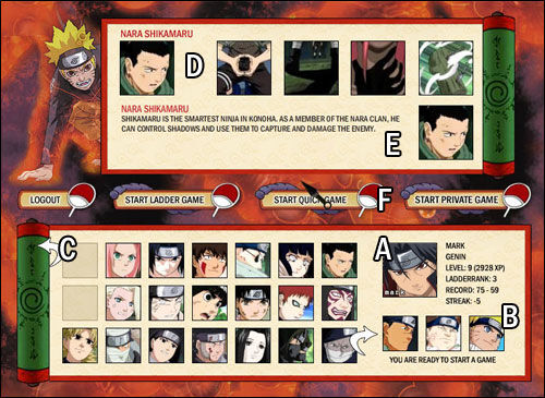 help you unlock Naruto Arena characters