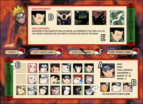 NARUTO ARENA TEAMS