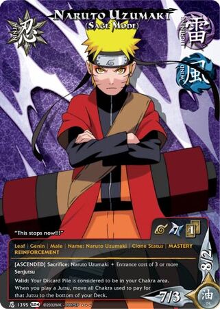 Naruto Uzumaki (Sage Mode) - SLN-1395 | Naruto CCG wiki | Fandom