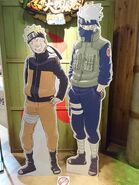 Kakashi and Naruto Standees in J-WORLD Event
