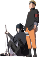 Naruto and sasuke naruto the animation chronicle