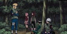 Kakashi and Guy road to ninja tired tree (1)